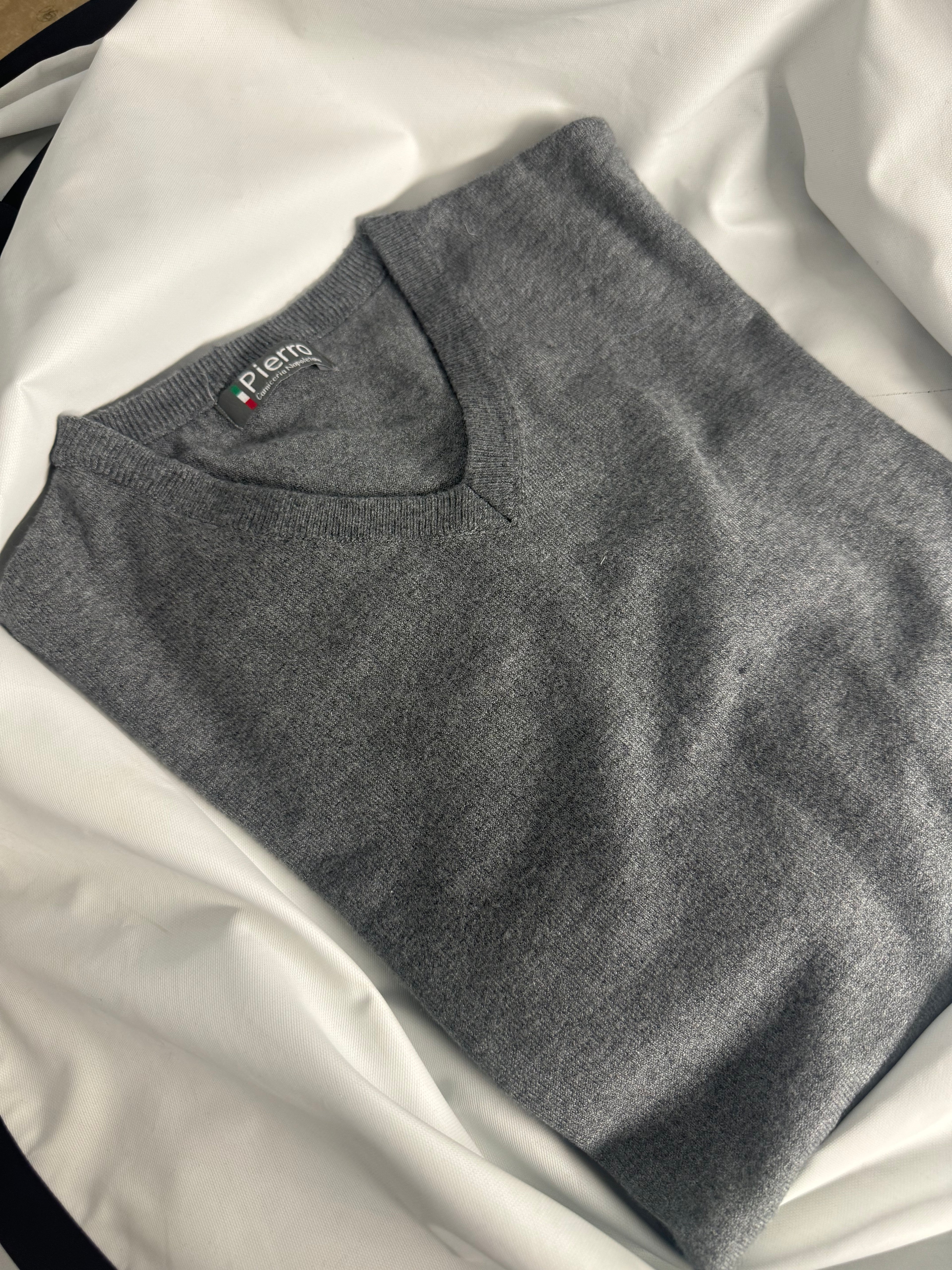 Maglioncino Slim Fit Misto Lana - Sartoria Napoletana