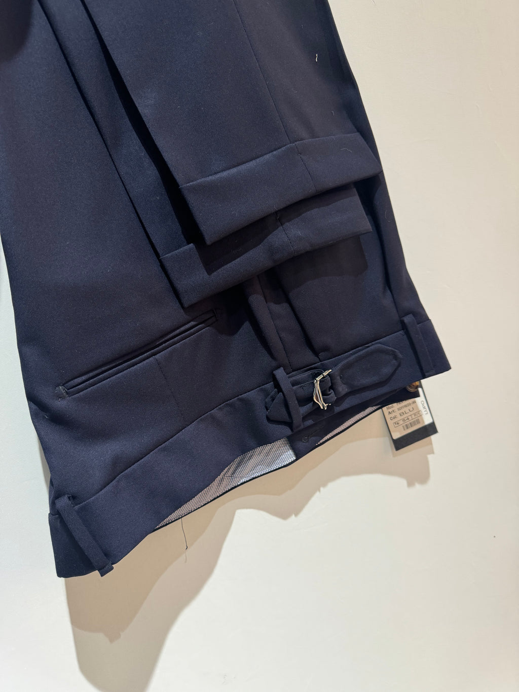 Pantalone Vita Alta Sartoriale con Fibbie Laterali | Pieraví