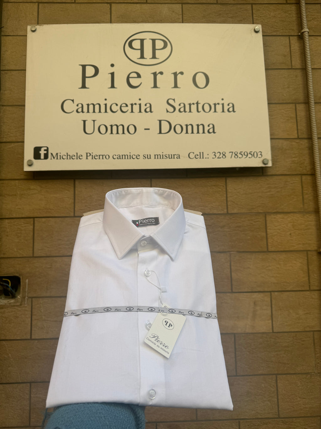 Camicia sartoriale - tessuto twill - SR18 - iniziali in omaggio