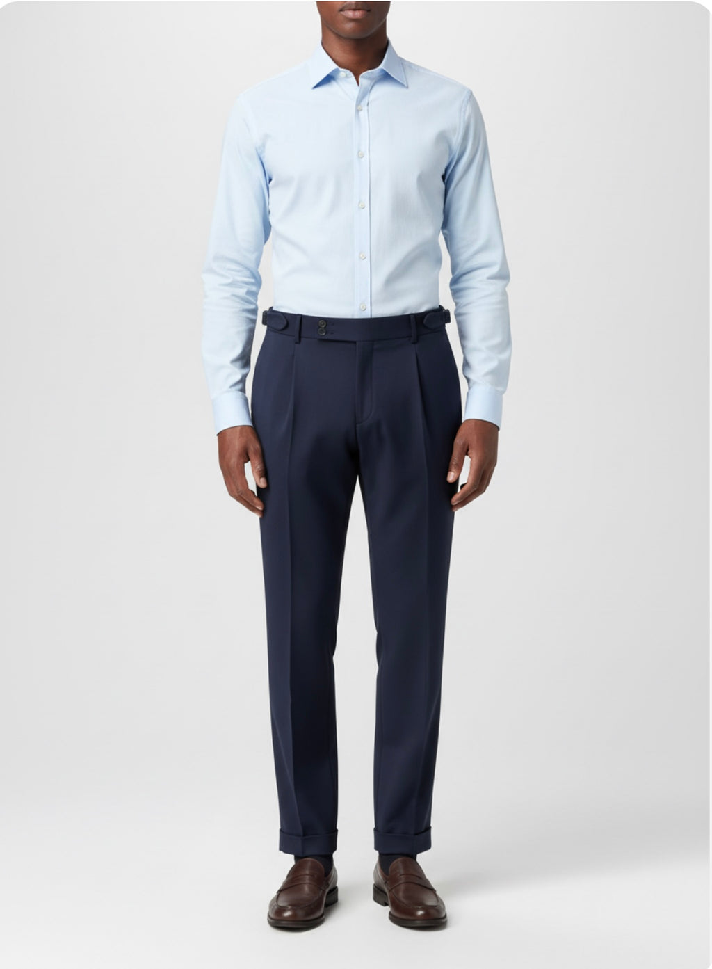 Pantalone Vita Alta Sartoriale con Fibbie Laterali | Pieraví