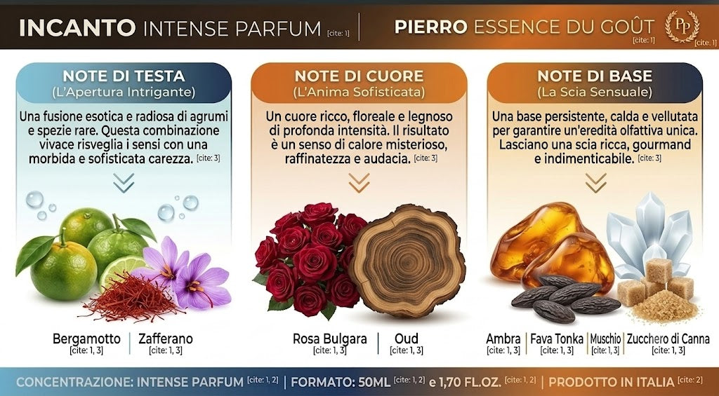 INCANTO - avvolgente , magnetico , vellutato , ipnotico.