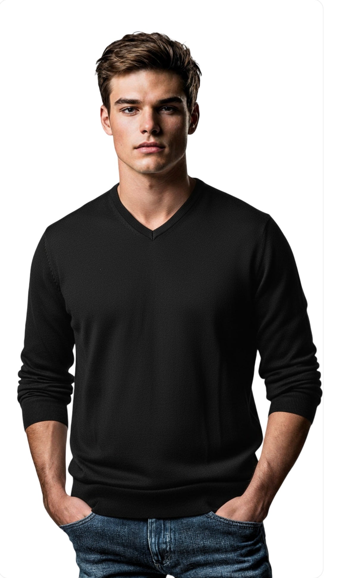 Maglioncino Slim Fit Misto Lana - Sartoria Napoletana