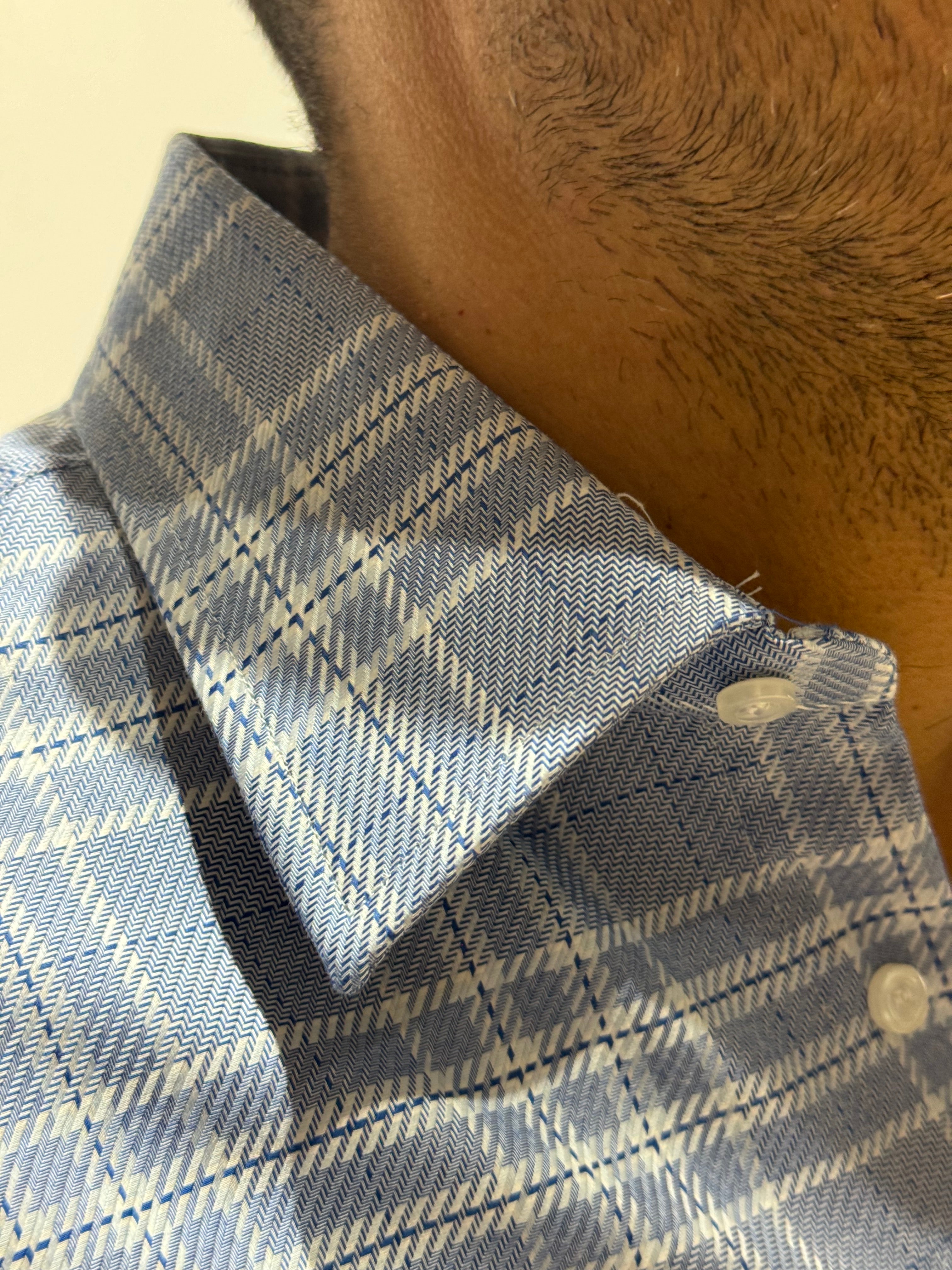 Camicia Regular Fit in Flanella Quadri logo ricamato - Camiceria Pierro