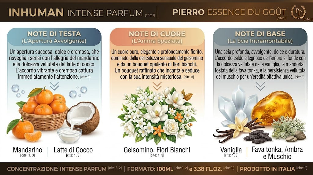 Inhuman - cremoso, seducente , avvolgente.